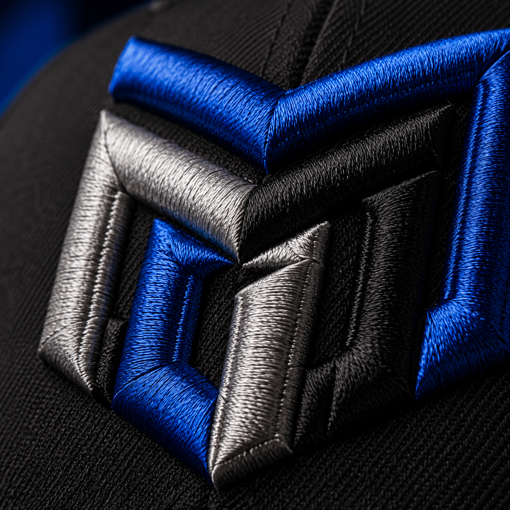 3D Puff Embroidery - Custom Cap Logo