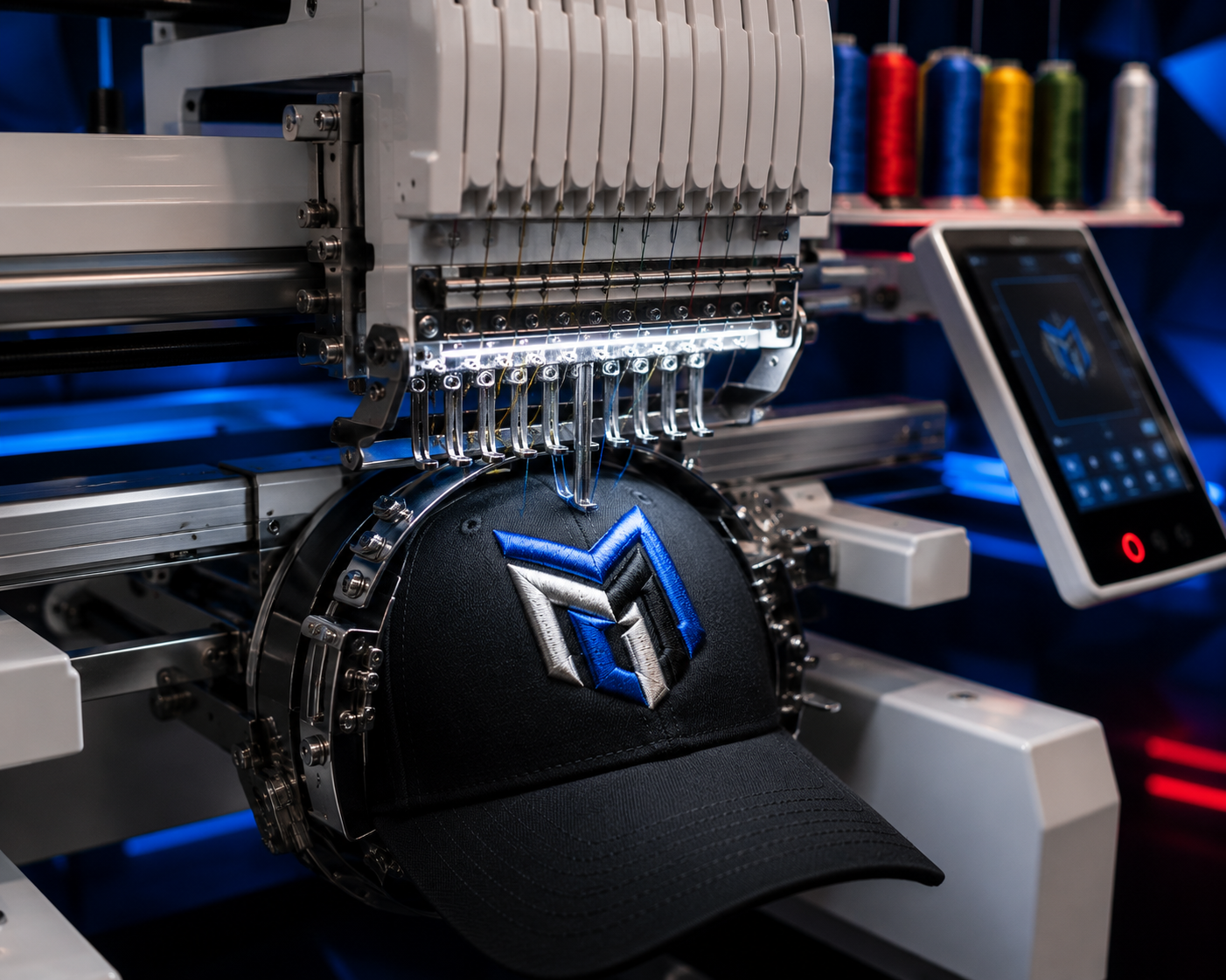 3D Puff Embroidery - Custom Cap Logo